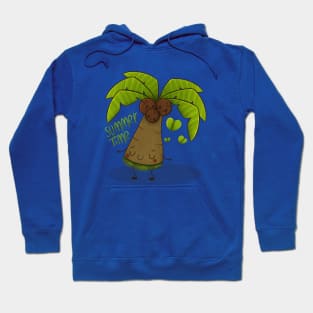 Summer Time Coconut Tree Hoodie